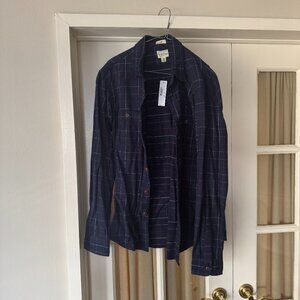 Men's J. CREW Plaid Shirt SZ Slim Medium